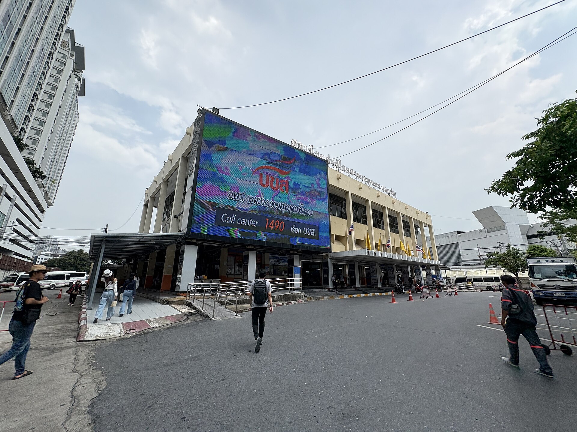 The Ekkamai bus terminal in Bangkok