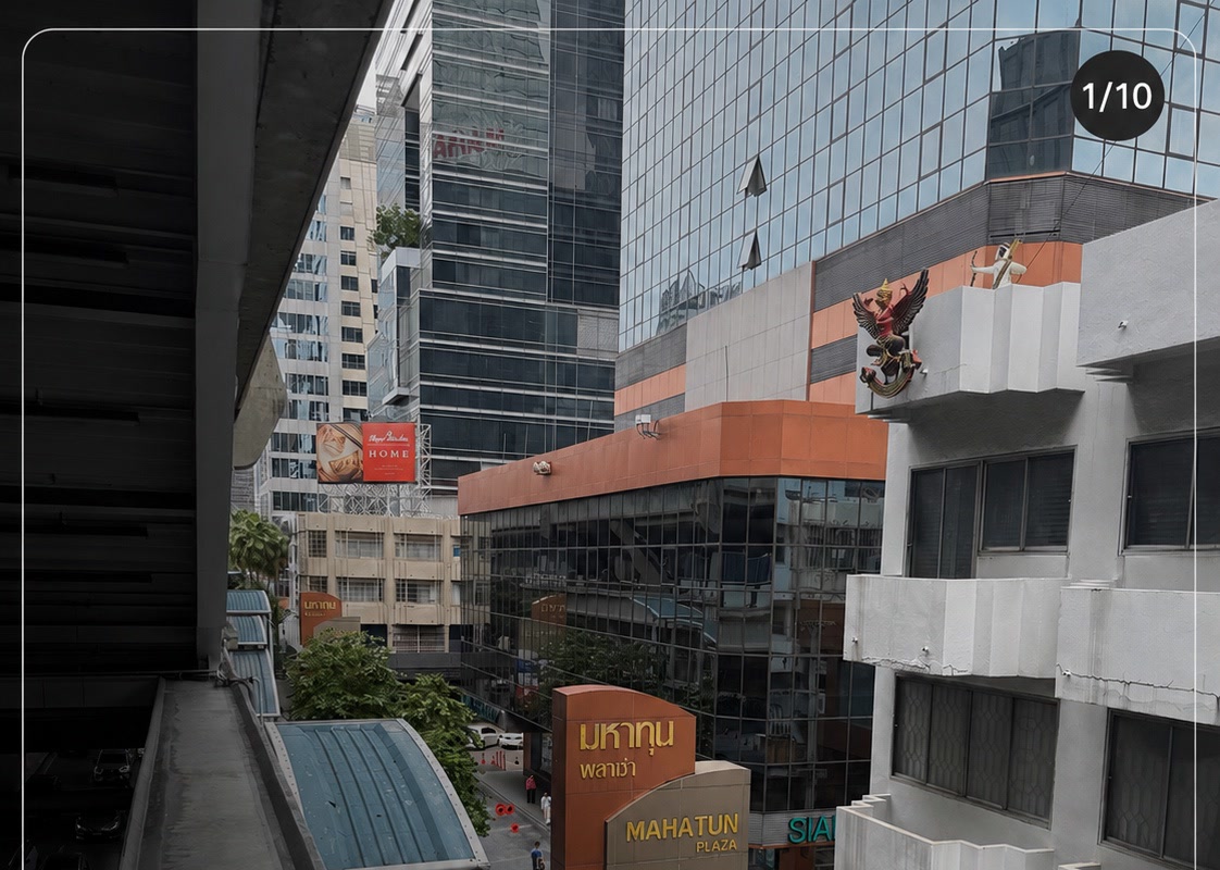 Mahatun Plaza beside BTS Phloen Chit in Bangkok