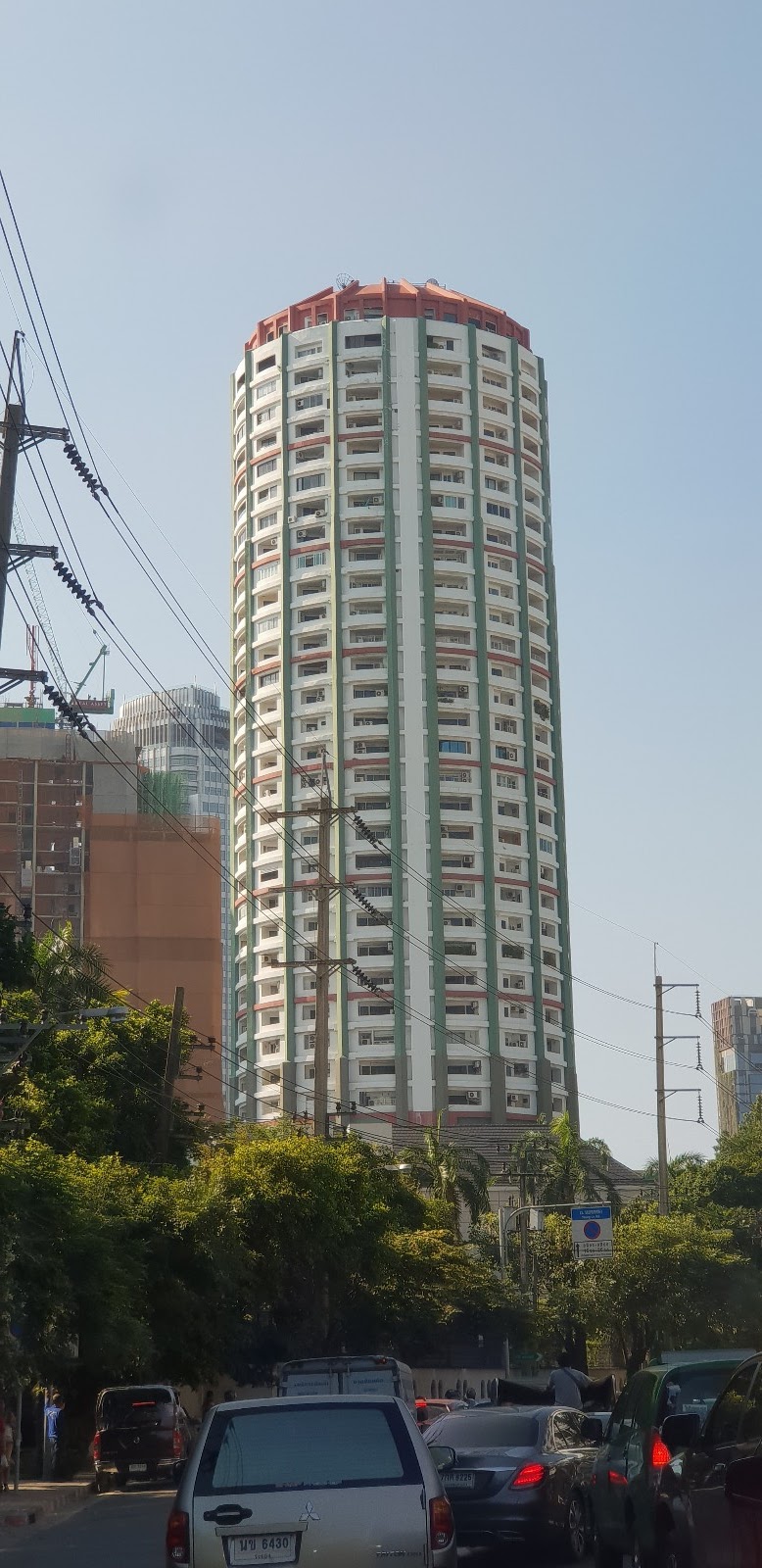 A residential condominium tower in Thong Lo